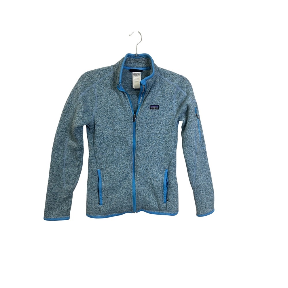 Patagonia Women's Better Sweater‎ Fleece Jacket Full Zip Blue Small S